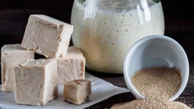 خلطة الخميرة للشعر الخفيف