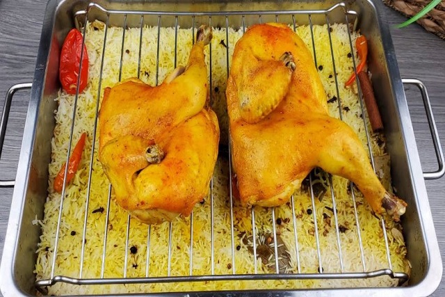 طريقة عمل مندي الفراخ في الفرن