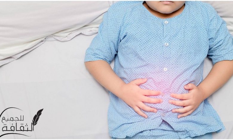 علاج برد المعدة عند الأطفال
