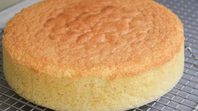 كيكة اسفنجية بالبرتقال